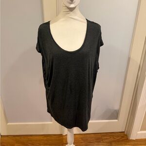 Banana Republic Charcoal Muscle Tee